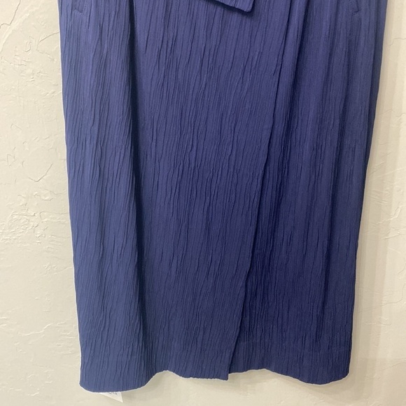 MM. LAFLEUR Montgomery skirt pleat jersey Aegean blue size 4. NWT. - Picture 3 of 12